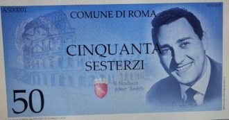 Copertina di Elezioni Roma, l’idea del candidato Trombetta: il sesterzio come moneta locale, che poi diventa “Operazione souvenir” per i turisti