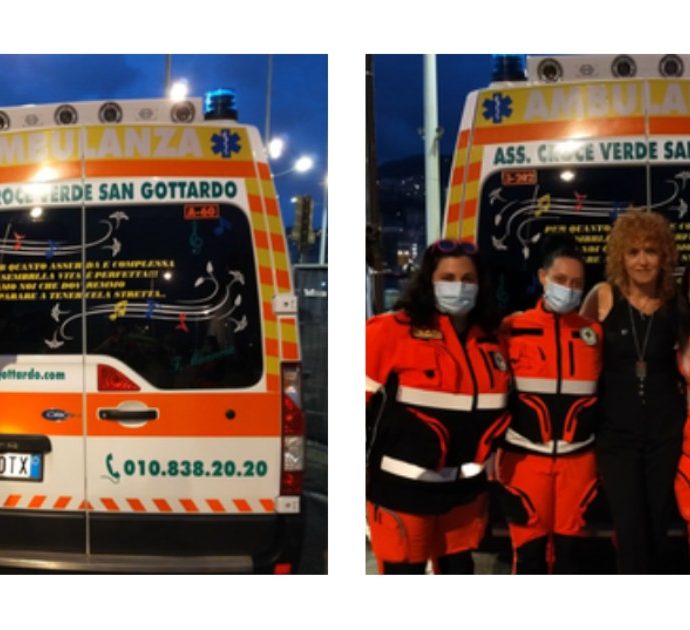 Fiorella Mannoia e la foto davanti a un’ambulanza che cita una sua canzone: “Per quanto assurda e complessa ci sembri…”