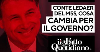 Copertina di Conte da stasera leader del M5S, cosa cambia per il governo? La diretta con Peter Gomez