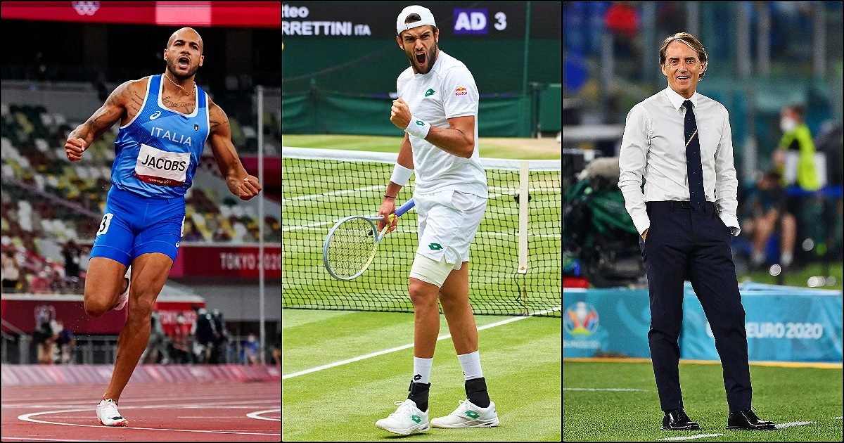 Berrettini, l’Italia di Mancini, Jacobs e l’estate che ha cambiato la percezione dello sport italiano: da brutti e cattivi a belli e spettacolari