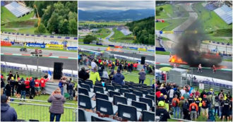 Copertina di MotoGp Stiria, terribile incidente tra Savadori e Pedrosa: le due moto prendono fuoco – Video