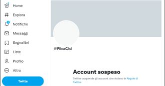 Copertina di Account Twitter della Cisl sospesi dalla piattaforma: “Episodio anomalo e inspiegabile. Attendiamo le motivazioni ufficiali”