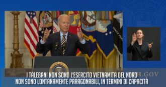 Copertina di Afghanistan, un mese fa Biden diceva: “Scene come in Vietnam? No, non vedremo le persone evacuate dal tetto di un’ambasciata Usa”