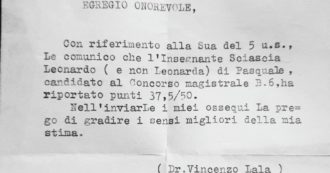 Copertina di Lettera del ‘48 su Sciascia: “Sì, ha passato il concorso”