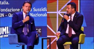 Copertina di Salvini: “No al dialogo coi talebani”. Conte: “Serve essere realisti e proteggere chi resta. Finiamola di fare i nobel della geopolitica”