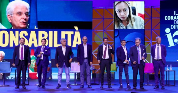 Cielle benedice la pax draghiana (ma tifa destra)