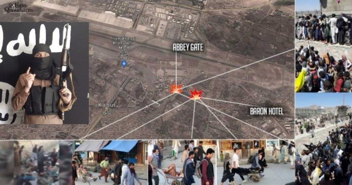 Afghanistan, doppio attentato all’aeroporto di Kabul: “90 morti, almeno 150 feriti”. L’Isis rivendica e i Talebani condannano: “Raccapricciante”. Usa: “Ci aspettiamo altri attacchi”