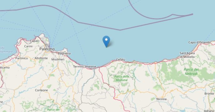 Palermo, terremoto di magnitudo 4.3 avvertito all’alba: epicentro al largo della costa