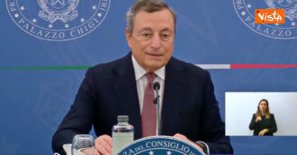 Draghi: “Solidarietà alle vittime dell’odiosa violenza dei no vax” – Video