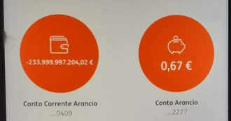 Copertina di Errore tecnico di Ing Italia, ai clienti del “conto arancio” addebitati fino a 290miliardi di euro a testa. “Ci scusiamo per il disagio”