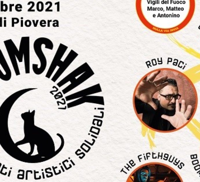 Roy Paci, Cristiano Godano dei Marlene Kuntz e Maurizio Lastrico all’evento benefico “Boomshak” a favore dei malati di distrofia muscolare