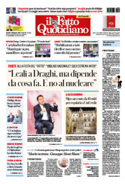 “Leali a Draghi, ma dipende da cosa fa. E no al nucleare”