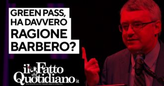 Copertina di Professori contro il green pass, ha davvero ragione lo storico Alessandro Barbero? Segui la diretta con Peter Gomez