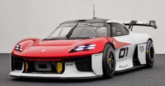 Copertina di Porsche Mission R concept, la race-car si fa elettrica – FOTO