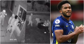 Copertina di Reece James, le telecamere di sorveglianza immortalano la rapina a casa del calciatore: quattro ladri entrano in casa sua e rubano la cassaforte – VIDEO