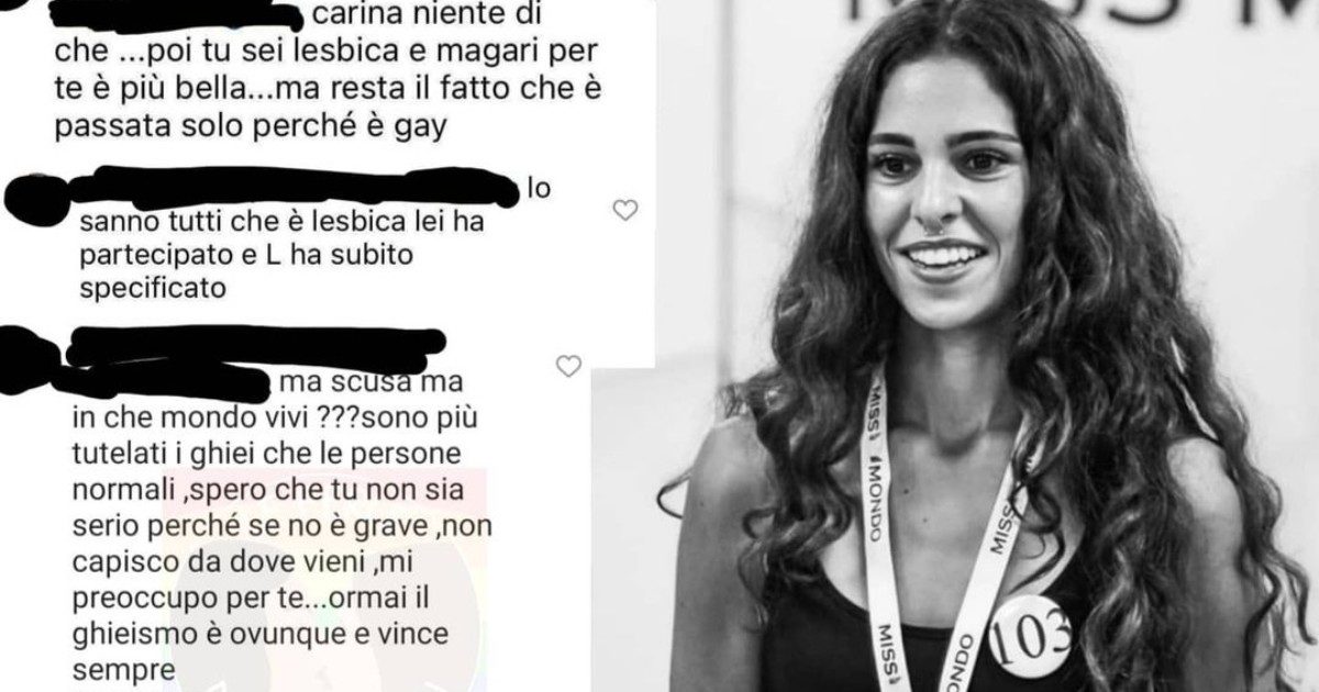 Erika Mattina, la finalista di Miss Mondo Italia denuncia: “Mi hanno detto che ho passato le selezioni solo perché lesbica, siete di una tristezza incredibile”