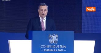 Copertina di Draghi: “Con la curva del contagio sotto controllo, potremo allentare le restrizioni anche nei luoghi di cultura”