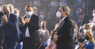 Copertina di “Draghi per sempre” spacca dem e Lega: Letta e Conte ulivisti