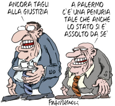 Copertina di La vignetta di Franzaroli