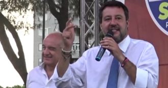 Roma, la Lega non riempie la piazza di Tor Bella Monaca. Salvini nega divisioni interne o con Meloni, ma la base ammette: “Momento difficile”