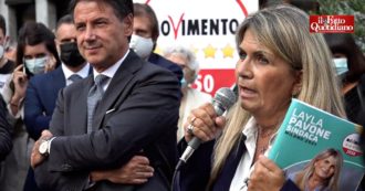 Copertina di Milano, la candidata M5s Layla Pavone in piazza con Conte: “In città troppo cemento, lo dicono i numeri. Etica e sostenibilità le nostre bandiere”