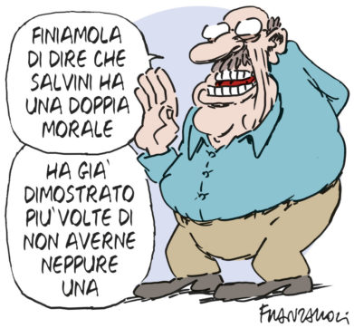 Copertina di La vignetta di Franzaroli