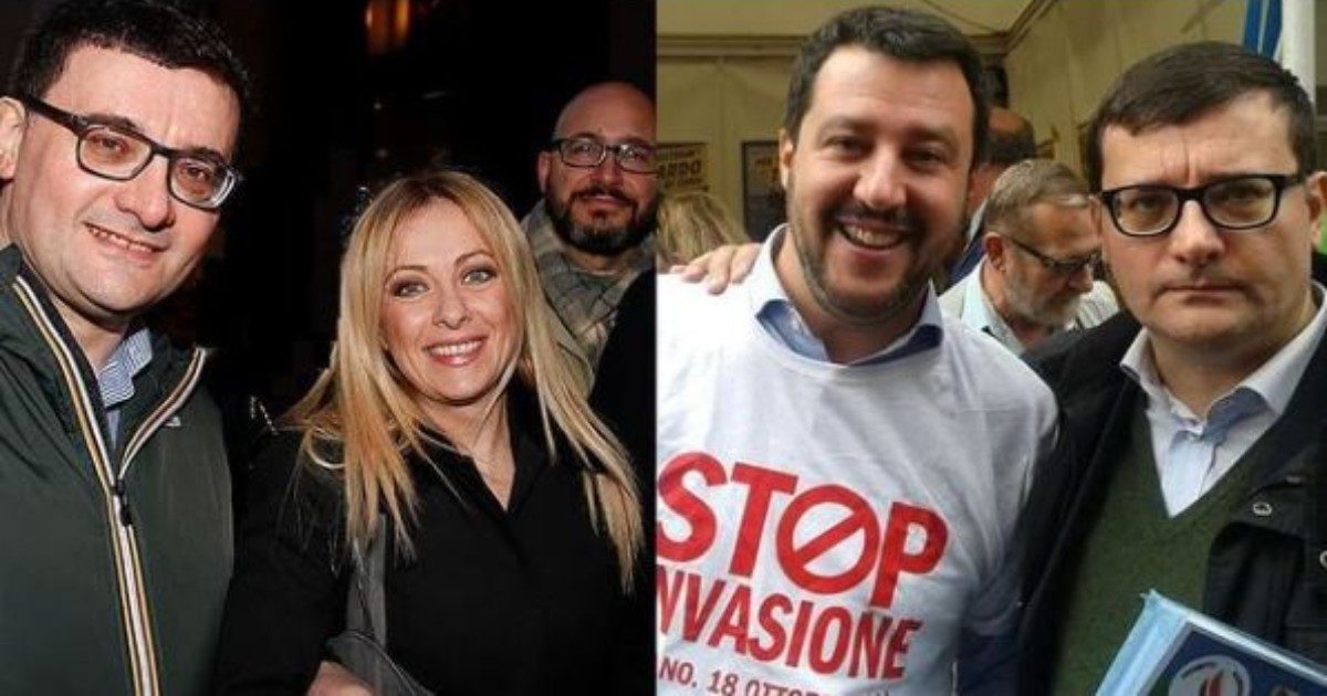 Per Meloni il video di FanPage è “polpetta avvelenata”. Ma il “Barone nero” Jonghi posta foto con lei e Salvini: “Ora nessuno provi a fare finta di non conoscermi”