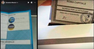 Comunali, a Napoli candidato in una lista per Bassolino posta la foto in cabina elettorale. Caos a Roma: scambi di schede tra Municipi