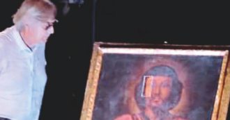 Copertina di Il quadro patacca da 4mila euro cash Sgarbi: “Crosta”