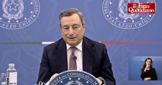 Copertina di Fisco, Draghi: “Assenza della Lega in Cdm? Gesto serio, per implicazioni aspettiamo Salvini. Ci sono diversità di vedute, ma governo va avanti”