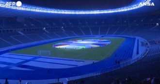 Copertina di Euro 2024, svelato il logo del torneo all’Olympiastadion di Berlino: ecco come sarà – Video
