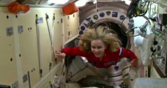Copertina di La Stazione spaziale diventa un set cinematografico: in orbita per 12 giorni anche l’attrice Yulia Peresild e il regista Klim Shipenko