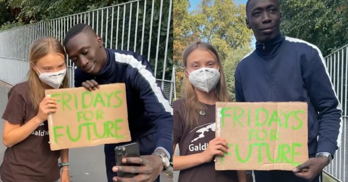 Khaby Lame incontra Greta Thunberg: “Insieme per la giustizia climatica”. Scoppia la polemica e il tiktoker sbotta: “Smettete pure di seguirmi, non mi interessa”