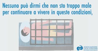 Copertina di Eutanasia, l’intervento di Mario al congresso dell’associazione Luca Coscioni: “Sono stanco e voglio essere libero di scegliere”