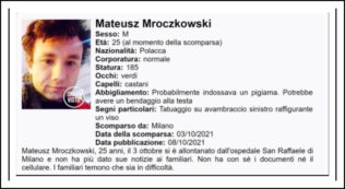 Copertina di Milano, scompare nel nulla durante il ricovero al San Raffaele: si cerca un 25enne polacco. “Aveva un pigiama e un bendaggio alla testa”