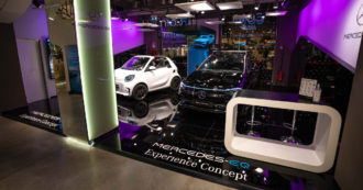 Copertina di Mercedes-EQ Experience Concept, apre a Roma lo showroom dedicato alle elettriche