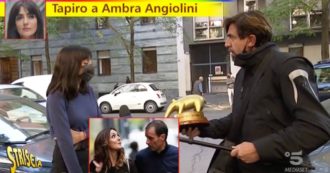 Copertina di Tapiro ad Ambra Angiolini, Striscia pubblica il fuorionda: “Ecco come sono andate davvero le cose”. E Ricci attacca la ministra Bonetti