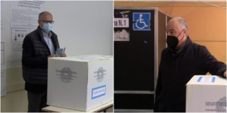 Copertina di Ballottaggio a Roma, i due candidati Gualtieri e Michetti al seggio: il video