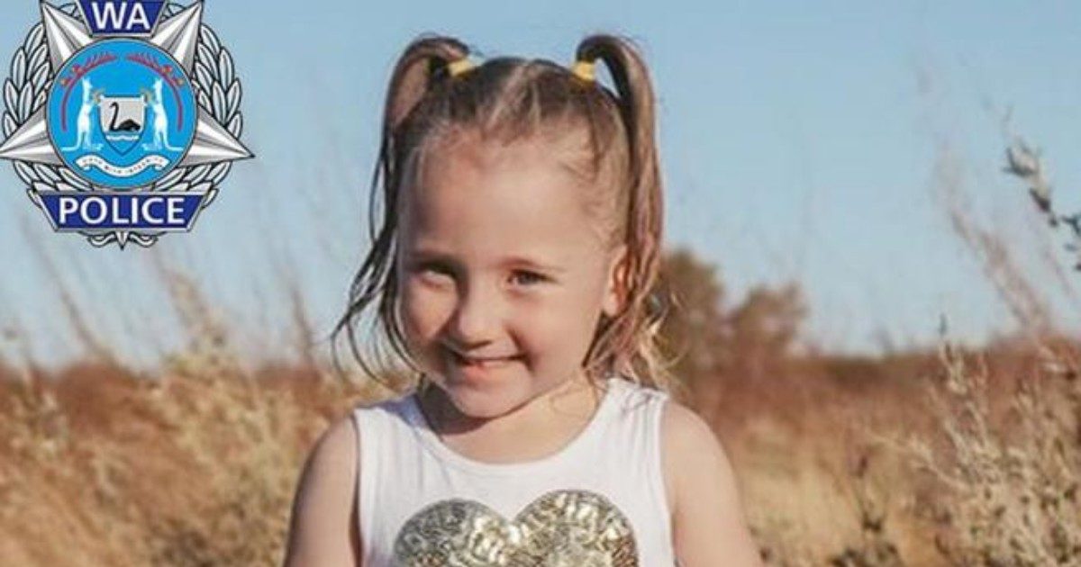 Cleo Smith, la polizia offre quasi un milione di dollari di ricompensa a chi fornisce informazioni utili a ritrovare la bimba di 4 anni scomparsa