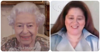 Copertina di Regina Elisabetta, la clamorosa gaffe durante il collegamento con la neo-governatrice della Nuova Zelanda: il video diventa virale