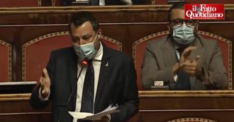 Copertina di Salvini attacca Lamorgese in Aula: “Neanche in Cile manifestazioni con idranti a urne ancora aperte. Ministra si faccia aiutare”