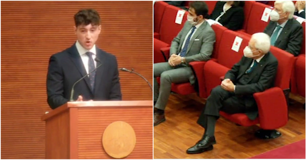 Foggia, lo studente a Mattarella: “Impugnare una penna al posto di una pistola è atto di coraggio. Qui i minori lasciati soli, la mafia ne approfitta”