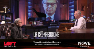 Copertina di Barbara Alberti a La Confessione (Nove) di Peter Gomez: “Sgarbi? E’ un’opera d’arte. Non ero la sua amante, ma la sua biografa”