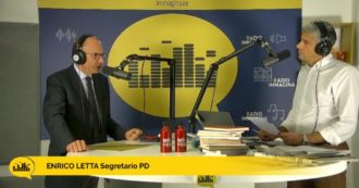 Copertina di Omotransfobia, il segretario Pd, Enrico Letta, in diretta su Radio Immagina