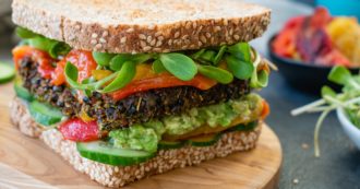 Copertina di Vegano non è sinonimo di naturale, ma sempre meglio della carne allevata