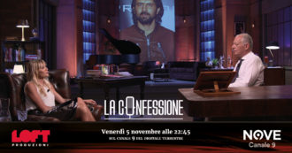 Copertina di Elenoire Casalegno a La Confessione (Nove) di Peter Gomez: “Ho salvato la vita di Omar Pedrini quando fu colpito da un aneurisma aortico”