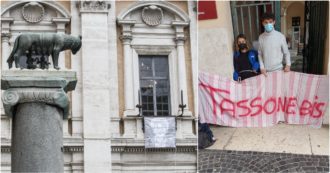 Roma, in 3 Municipi la maggioranza che ha eletto Gualtieri si è già spaccata: a Ostia i Giovani democratici s’incatenano per protesta
