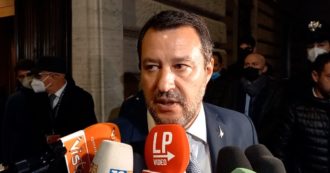Copertina di Chiarimento in casa Lega, Salvini: “Bel confronto. Gruppo unito su tutto”. Poi la frecciata a Giorgetti: “Vado a mangiare, senza Di Maio”