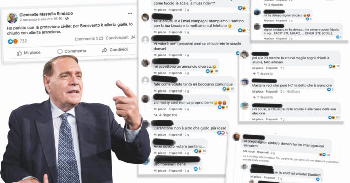 Allerta gialla, Mastella non chiude le scuole. Gli studenti su Facebook: “Non ti votiamo!”