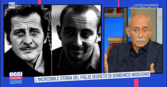 Copertina di Oggi è un altro giorno, Fabio Camilli: “Sono il figlio segreto di Domenico Modugno. Ecco come l’ho scoperto”